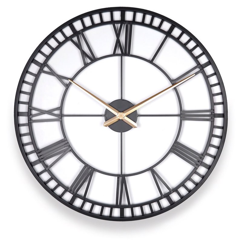 Roger Lascelles Clocks Oversized Skeleton 80cm Wall Clock Wayfair.co.uk