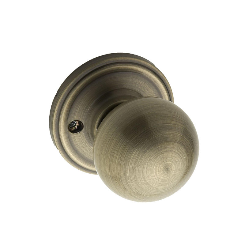 Copper Creek Ball Single Dummy Door Knob With Round Rosette Reviews Wayfair