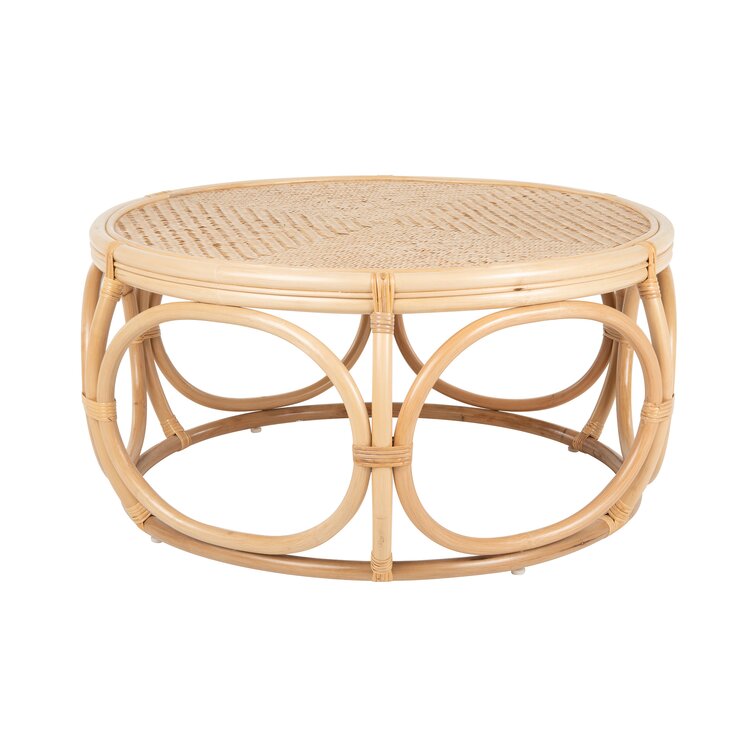 wayfair rattan side table