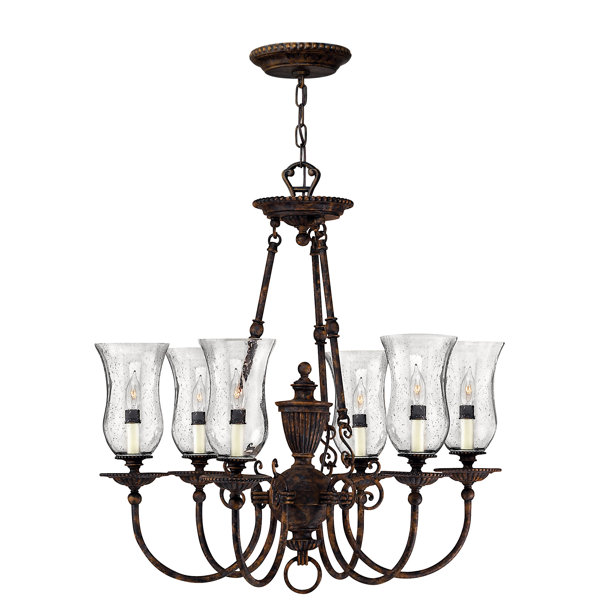 Hinkley Lighting Rockford 6Light CandleStyle Chandelier & Reviews