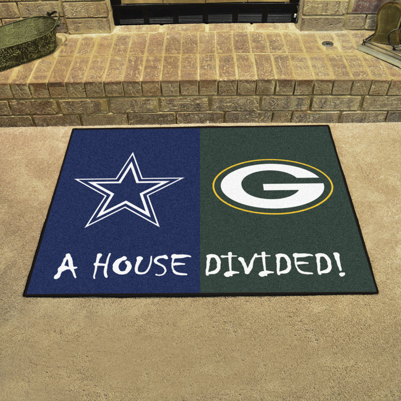Fanmats Nfl Dallas Cowboys Green Bay Packers 42 5 In X 33 75 In Non Slip Indoor Only Door Mat Wayfair