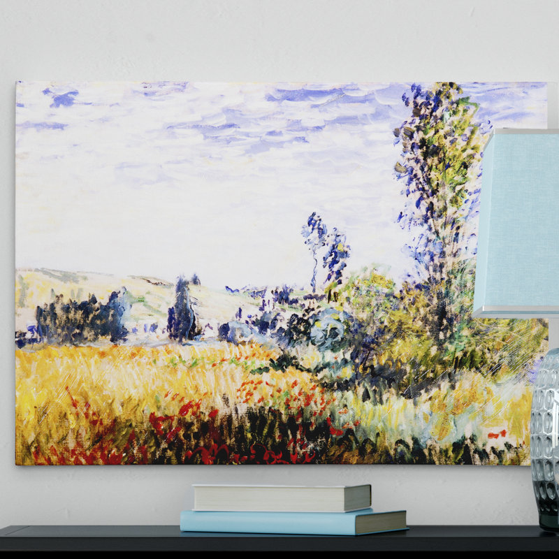 Red Barrel Studio Landscape At Vetheuil By Claude Monet Oil