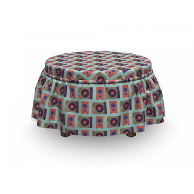 Nightclub Dj Mixer Ottoman Slipcover East Urban Home