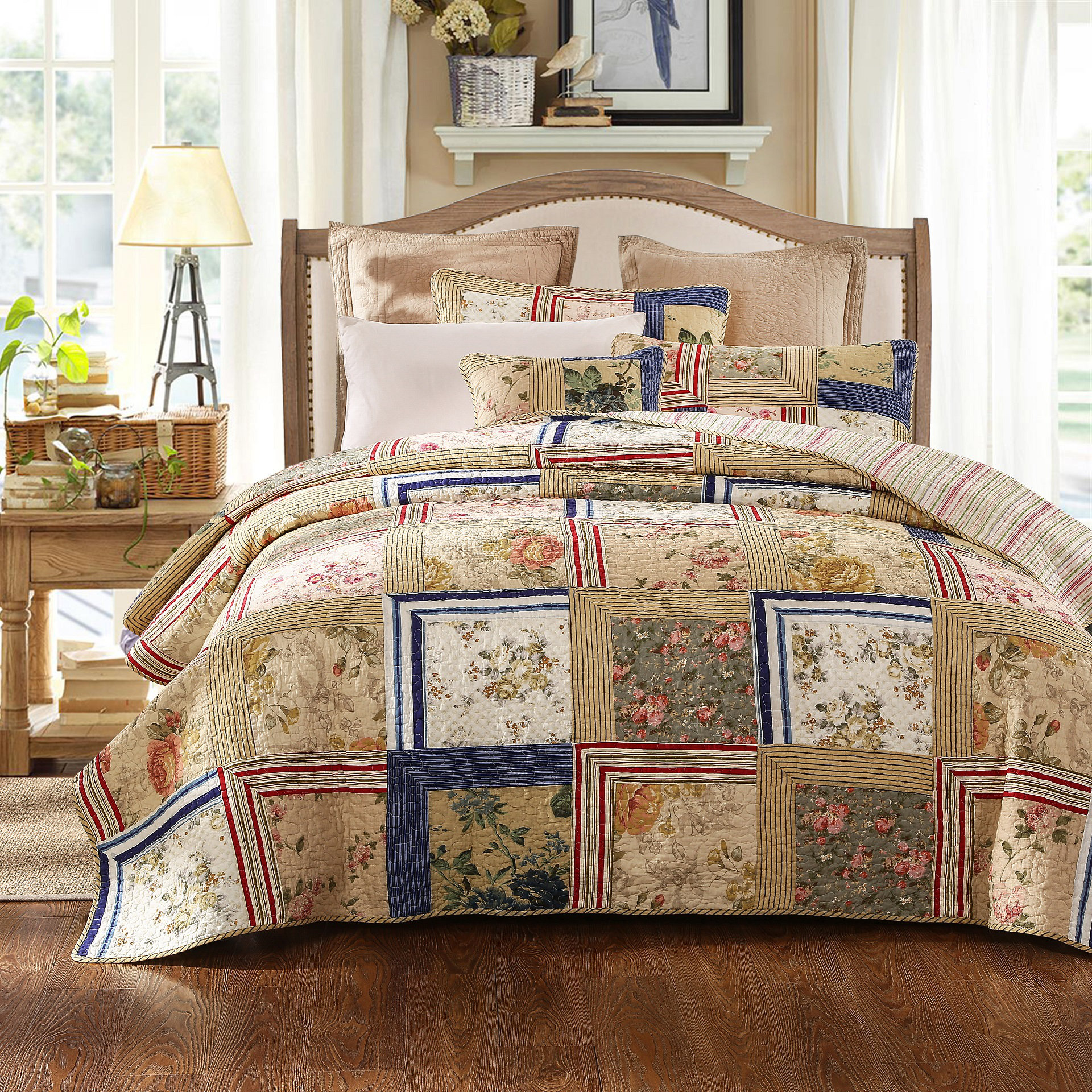 August Grove Marianne Reversible Quilt Set Reviews Wayfair