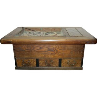 Asian Loft Vintage Round Wooden Box 
