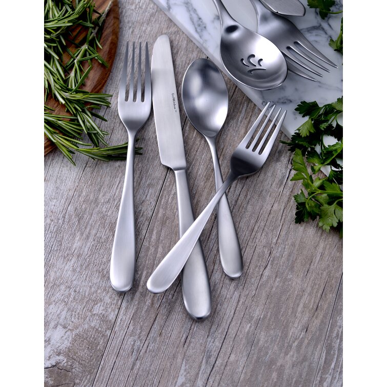 Classic, Dinner Forks Set of 6 CraftKitchen Open Stock Stainless Steel Flatware Sets 