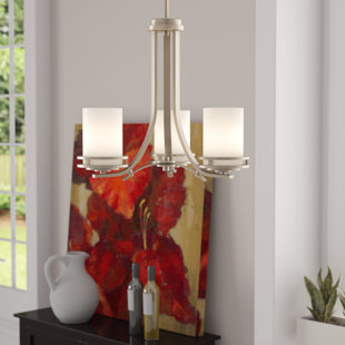 Go to store & view more images Scales 3-Light Shaded Chandelier by Winston Porter