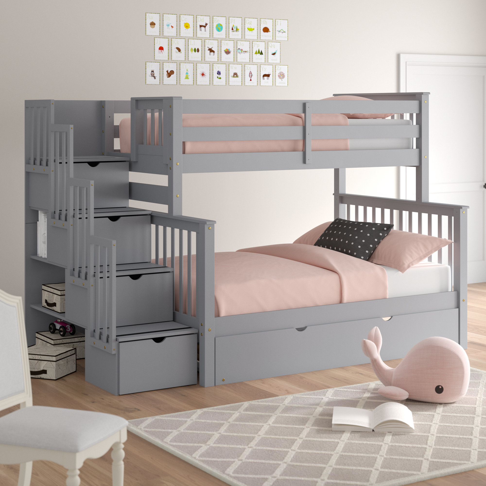 Advantages And Drawbacks Of Strong Wooden Loft Bed With Stairs Allmodern Advantages And Drawbacks Of Strong Wooden Loft Bed With Stairs Allmodern