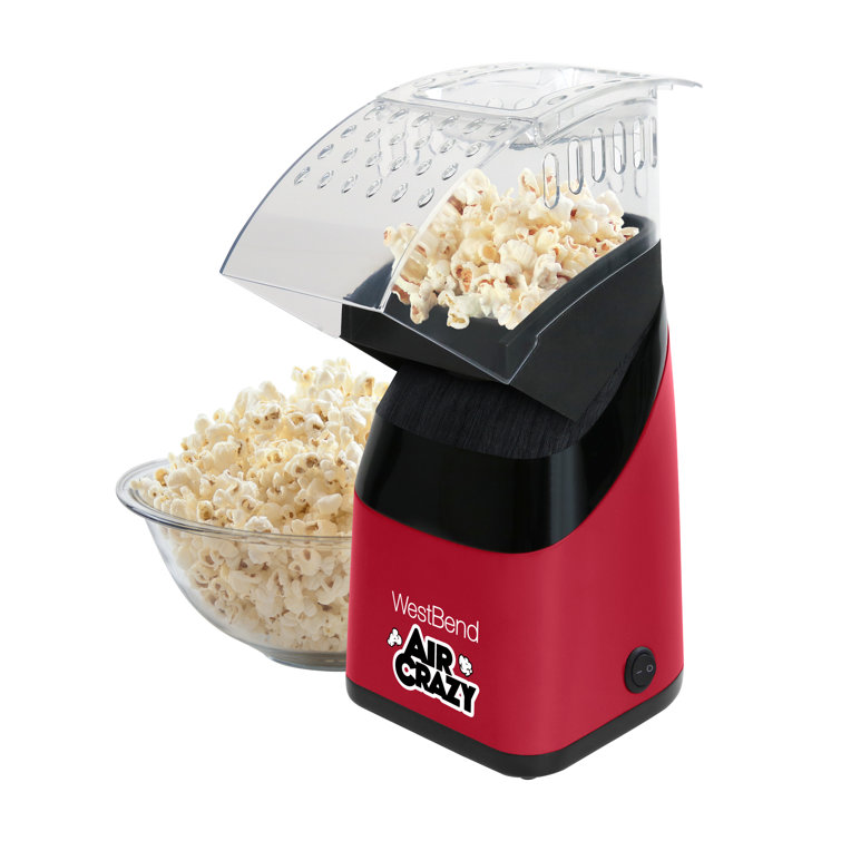 West Bend 16 Cooked Cups Hot Air Popcorn Popper