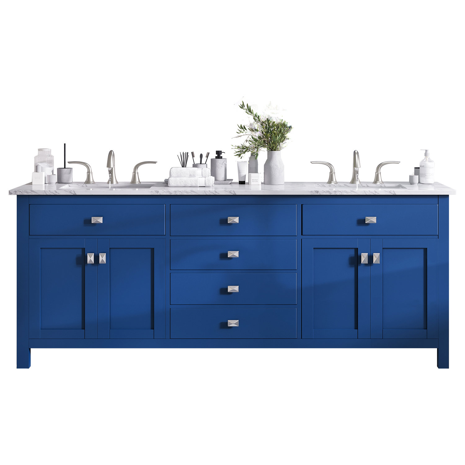 Red Barrel Studio® 72" Double Bathroom Vanity Set Wayfair