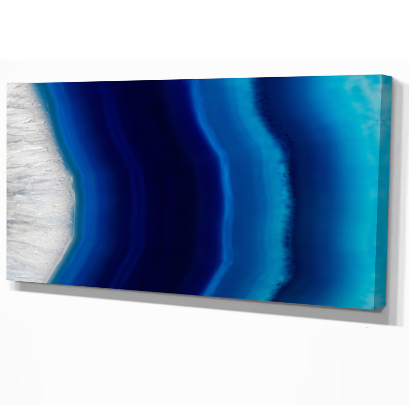 East Urban Home Stone Stone Of Blue Agate Crystal Graphic Art