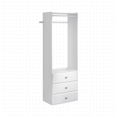 Ozzie 25" W Closet System Walk-in Tower