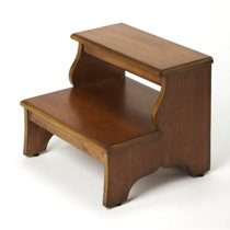 brown step stool