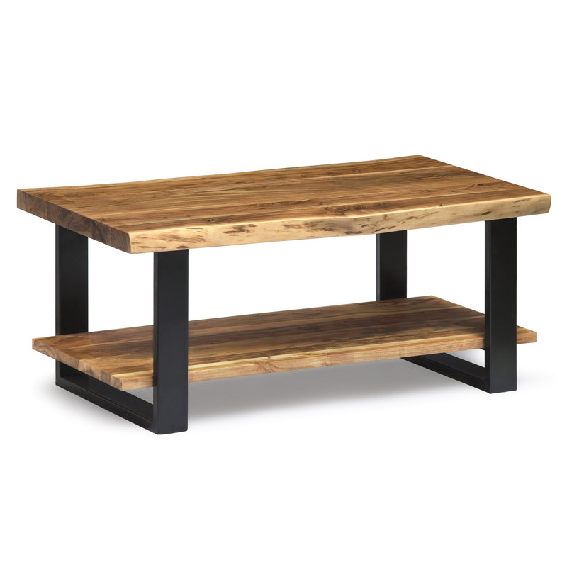 Foundry Select Bexton Live Edge Wood Coffee Table Reviews Wayfair Bexton Live Edge Wood Coffee Table
