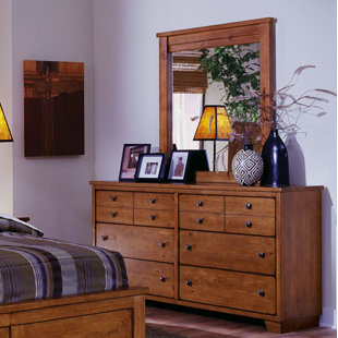 Chinn 6 Drawer Double Dresser with Mirror by Winston Porter