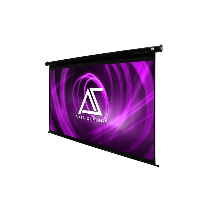 Akia Motorized 8k 4k Ultra Hd 3d Ready Wall Ceiling Mounted Electric White 104 Electric Projection Screen