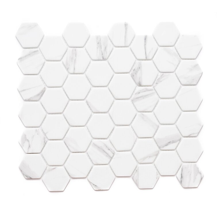 The Tile Life Recycled 12.63" X 13.88" Glass Mosaic Tile Sheet