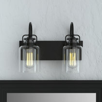 Wayfair black vanity light clearance