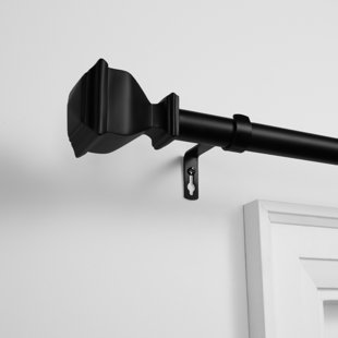 curtain rods black