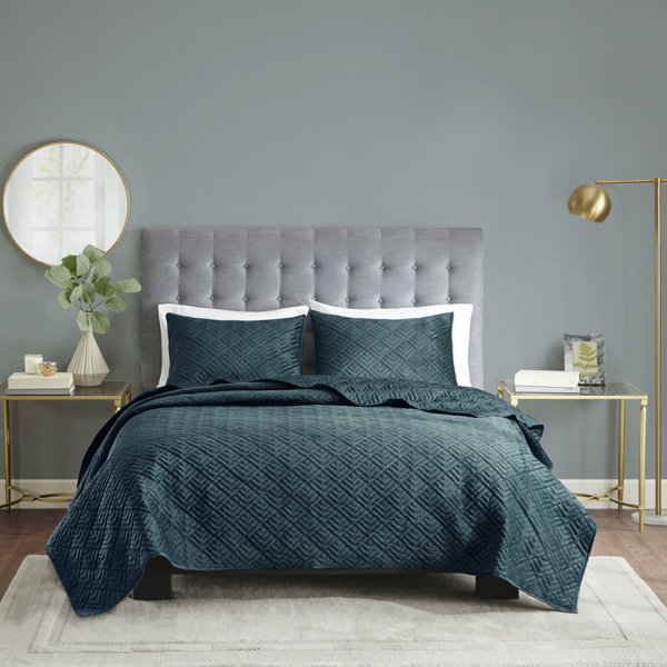 Modern Contemporary Teal Jewel Tone Bedding Allmodern