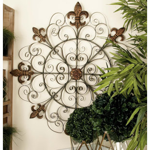 Fleur De Lis Metal Wall Art Wayfair Rustic Fleur De Lis Wall Decor