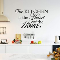 Wall Vinyl Sticker Kitchen Border Inspire The Kitchen is the Heart of the Home 