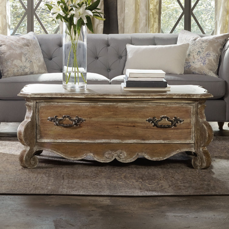 Hooker Furniture Chatelet Solid Wood Coffee Table With Storage Reviews Wayfair