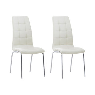 Dining Chairs With Chrome Legs Wayfair Co Uk Quickview
