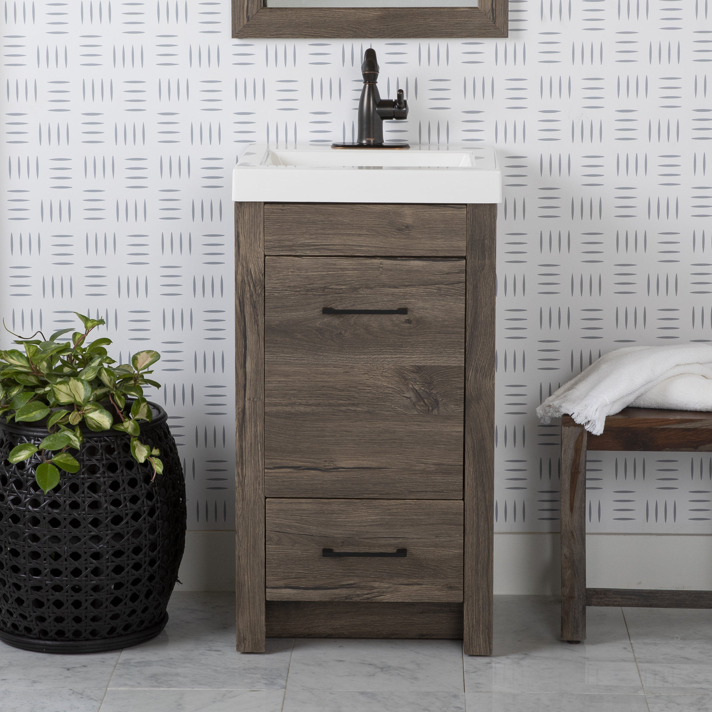 Sand Stable Marr 19 Single Bathroom Vanity Set Reviews Wayfair