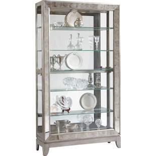 Vintage Curio Cabinet Wayfair Acubens Lighted Curio Cabinet