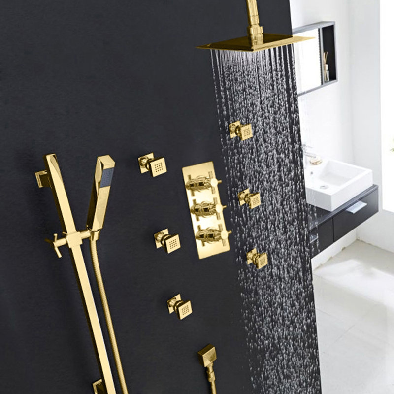 Fontanashowers Reno Volume Control Complete Shower System With Rough In Valve Wayfair