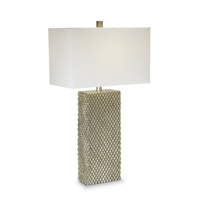 osterhout 29\" stunning gold and white linen table lamp
incomplete 