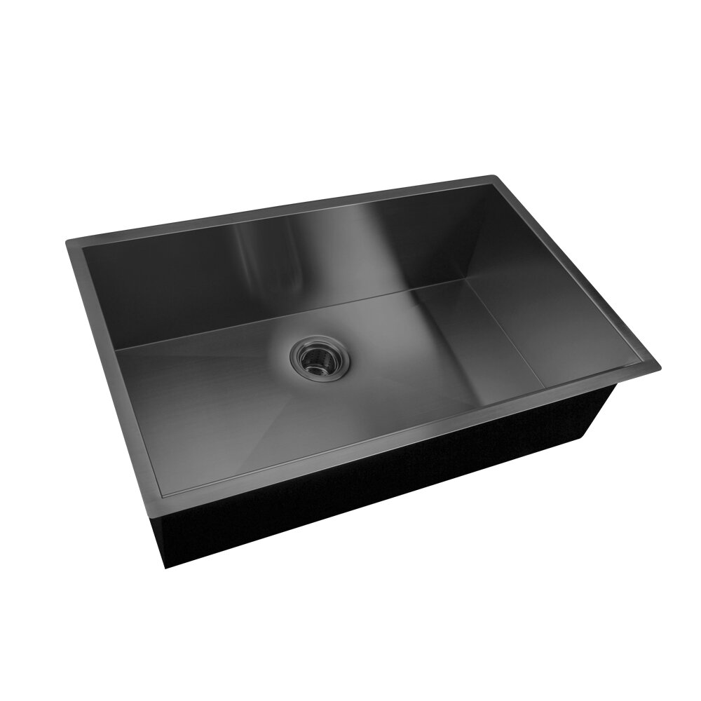 KANGJU Stainless Steel 32 L X 19 W Undermount Kitchen Sink Wayfair