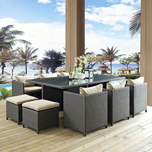 Go to store & view more images Tripp 11 Piece Dining Set with Cushion by Brayden Studio