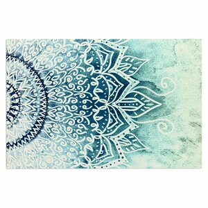 'Blue Mina Mandala' Doormat