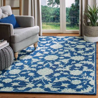 Gracie Oaks Lin Geometric Handmade Tufted Wool White Gray Area Rug Wayfair