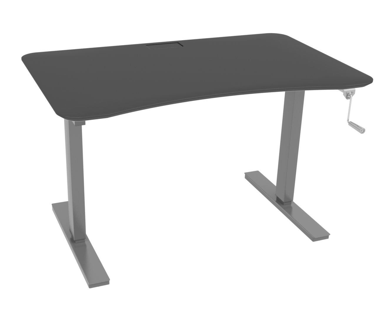 Ee Manual Hand Crank Standing Desk Wayfair