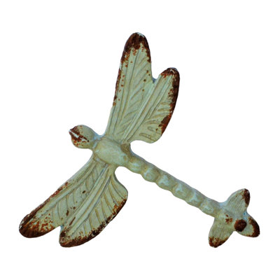 Vintage Verdigris Dragonfly Knob INCOMPLETE 
