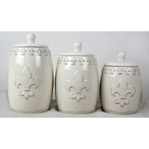 3 Piece Kitchen Canister Set