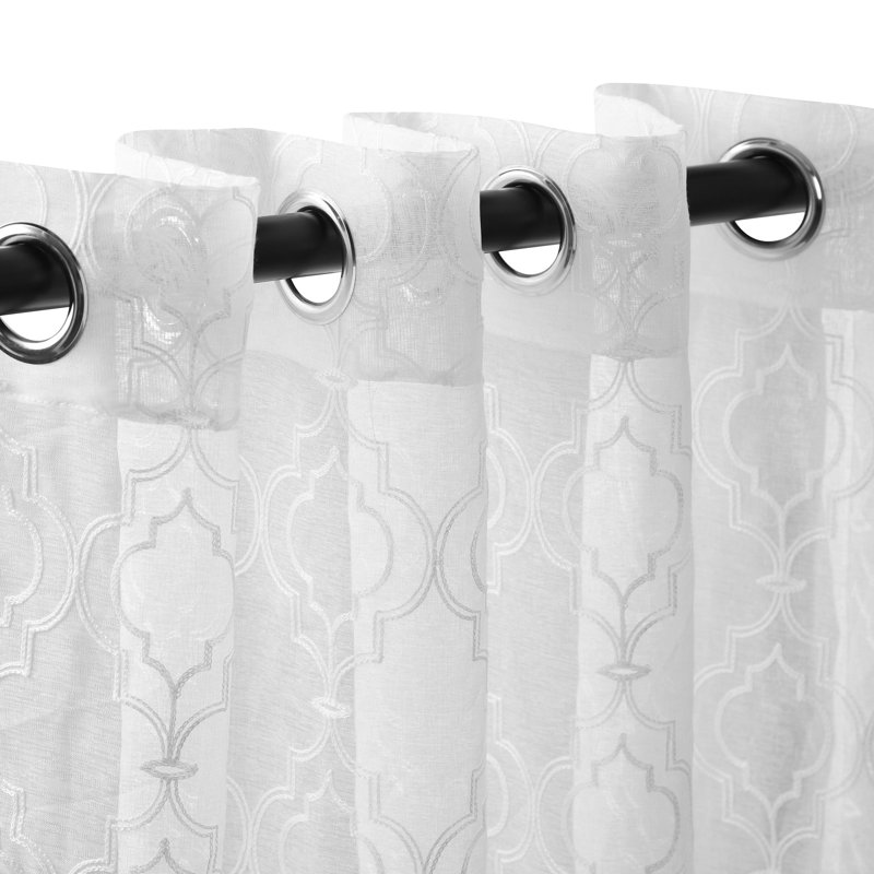 House Of Hampton Junious Lightweight Imperial Trellis Geometric