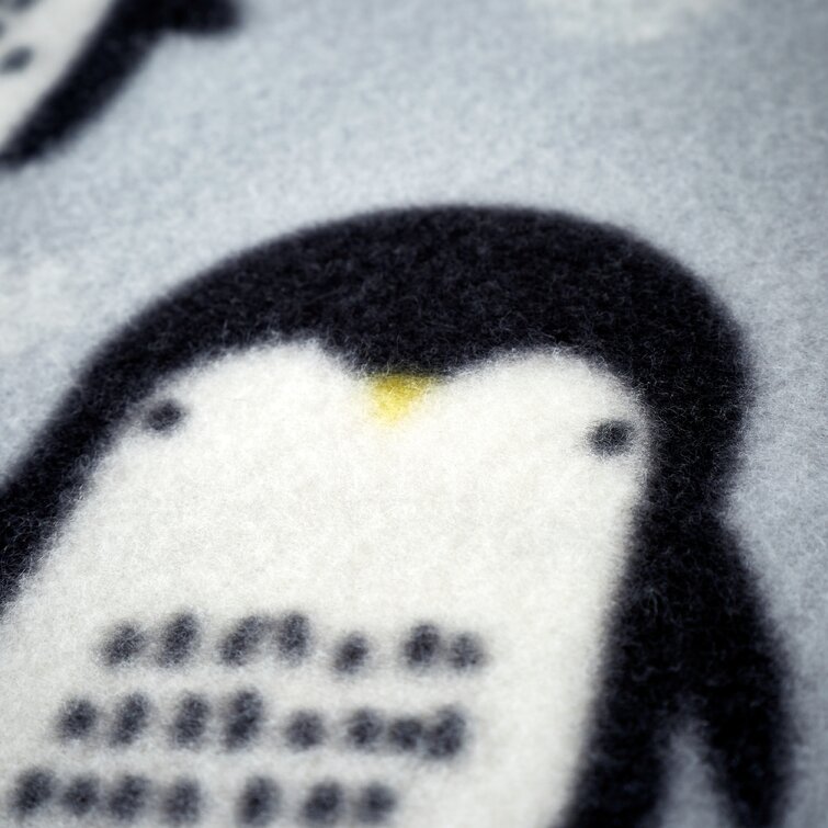 catherine lansfield penguin fleece bedding