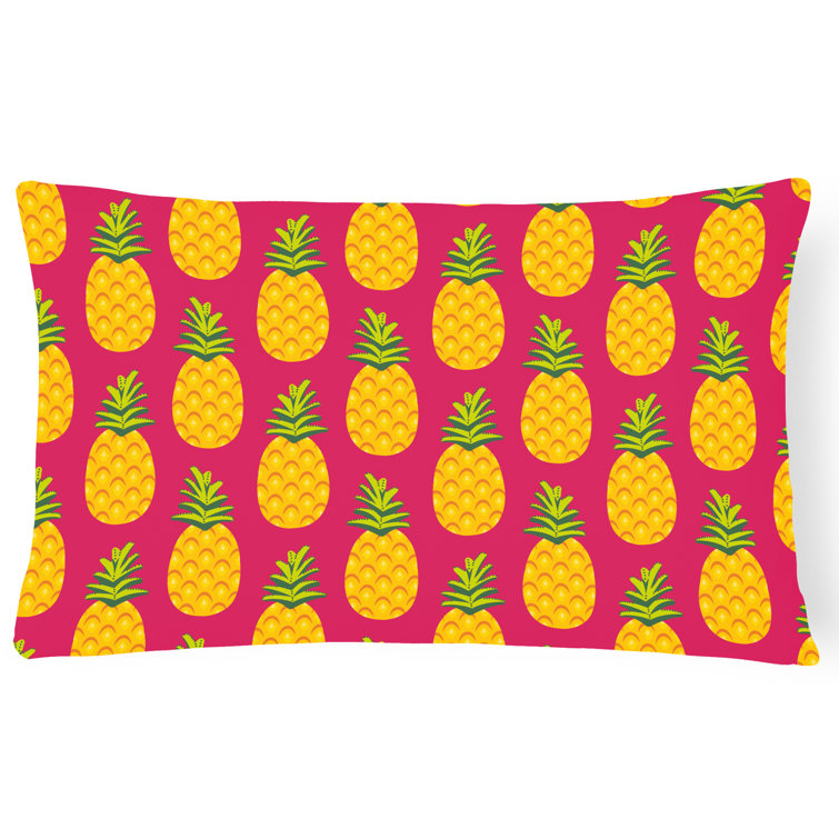 pineapple lumbar pillow