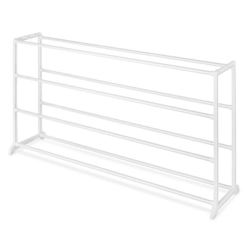 Whitmor Inc Floor 20 Pair Shoe Rack Reviews Wayfair