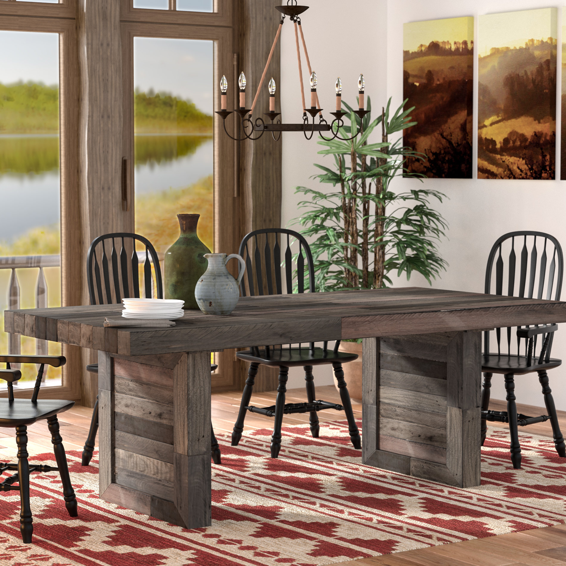 Loon Peak Needham Dining Table & Reviews | Wayfair Loon Peak Needham Dining Table & Reviews | Wayfair