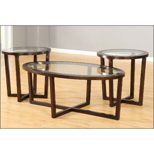 Woodbridge 3 Piece Coffee Table Set by Wrought Studio™