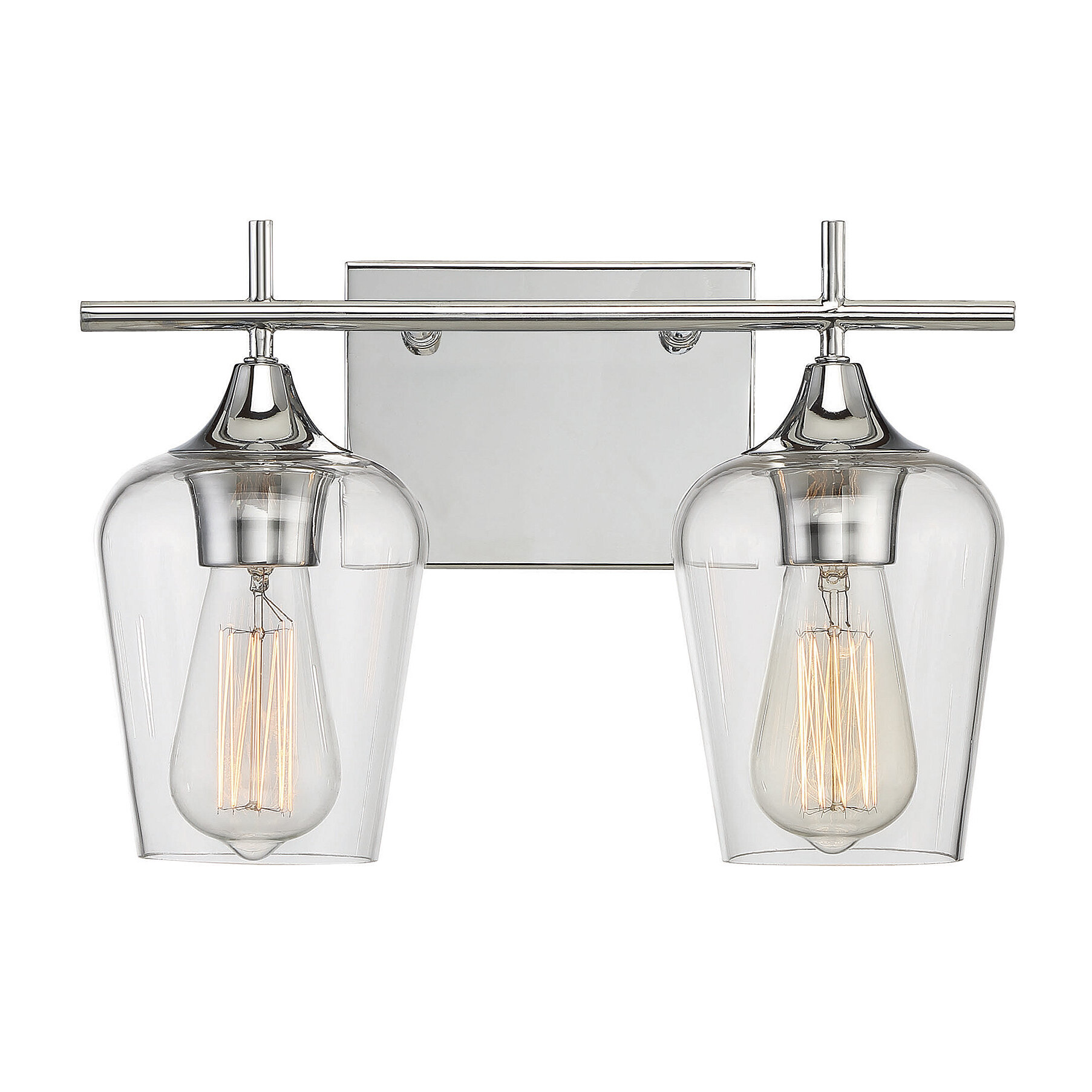 Hickerson 2 Light Vanity Light Reviews Allmodern