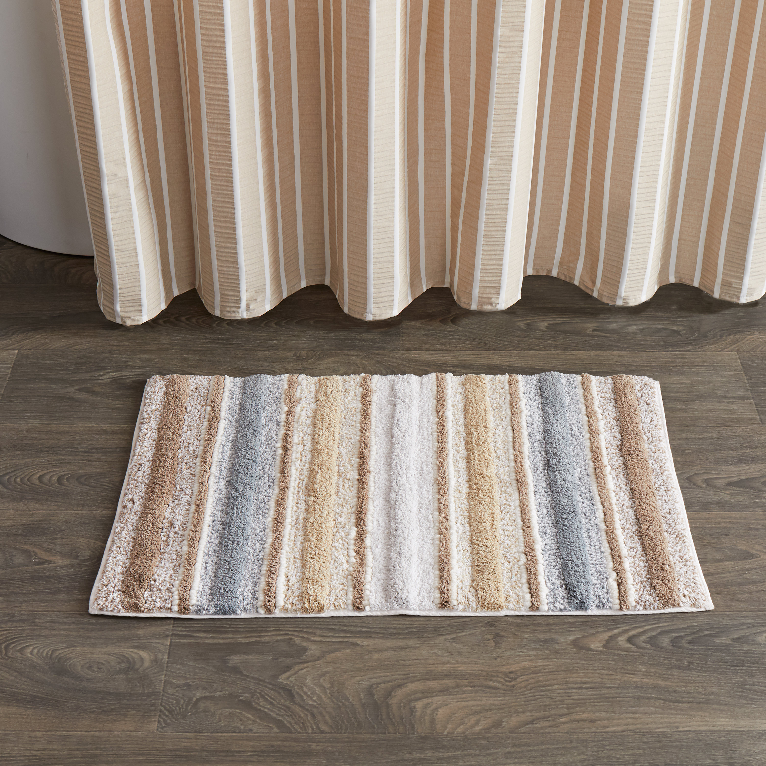 striped bath rugs