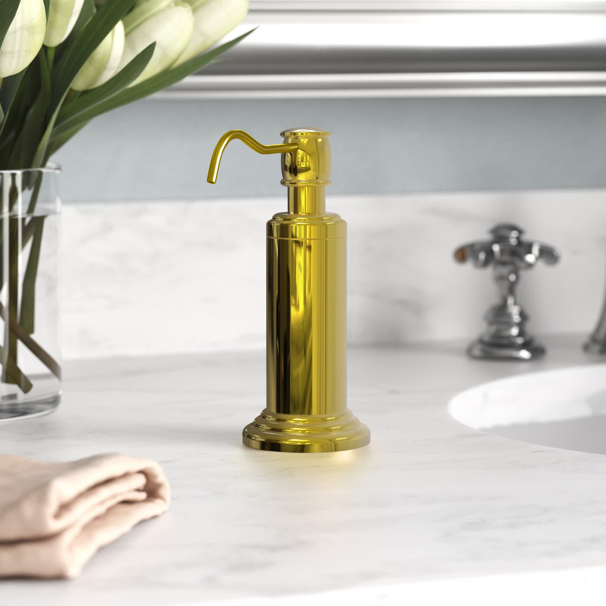 Charlton Home® Beresford Free Standing Soap Dispenser & Reviews | Wayfair