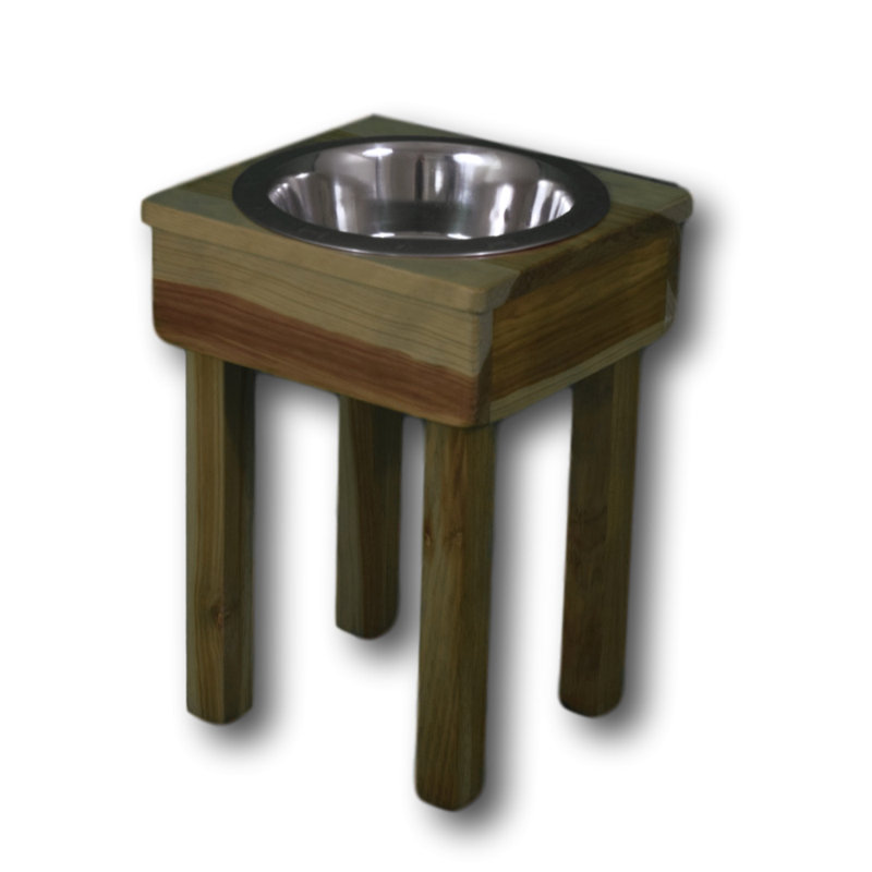 Ozarks Fehr Trade Originals Llc Single Raised Dog Elevated Feeder