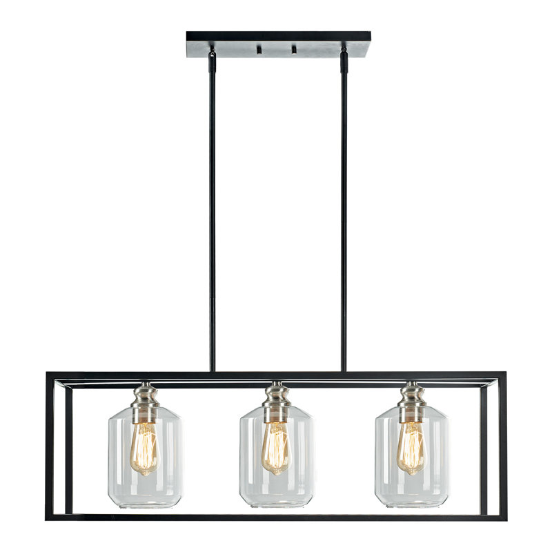 Orren Ellis Degraffenreid 3 - Light Kitchen Island Linear ...